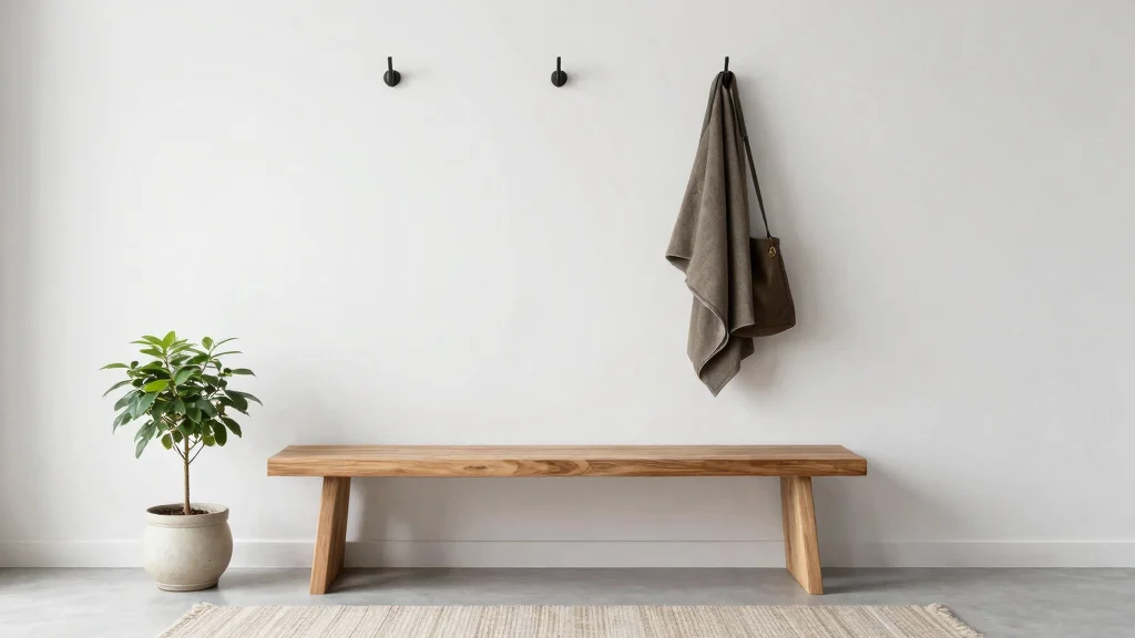 10 Minimalist Entryway Bench and Storage Ideas That Do Both Jobs Beautifully