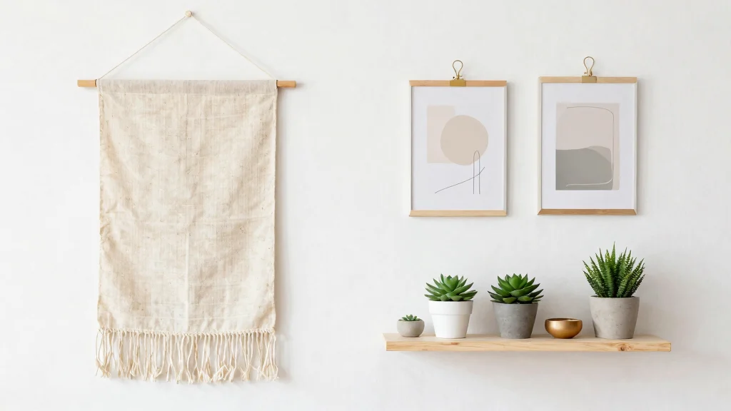 10 No-Drill Minimalist Wall Decor Ideas That Actually Look Intentional