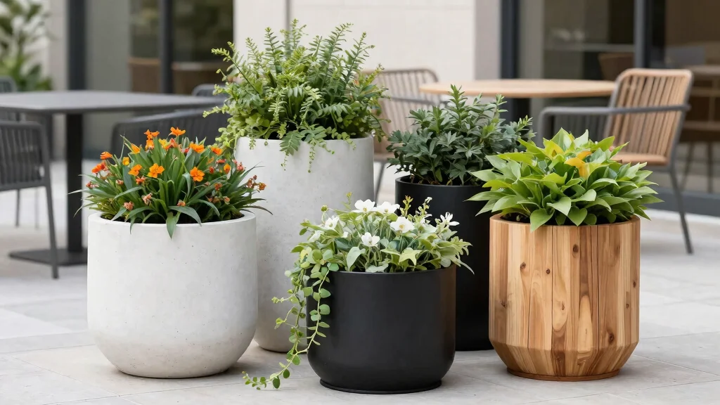 12 Minimalist Outdoor Planters That Instantly Elevate a Patio
