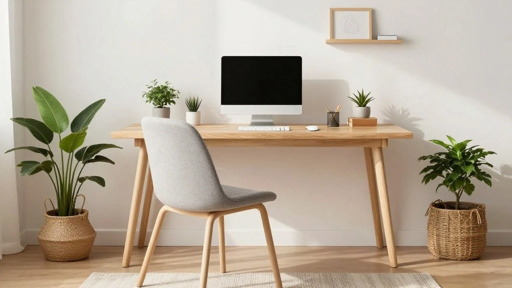 How to Create a Minimalist Home Office in a Rental Without Nails